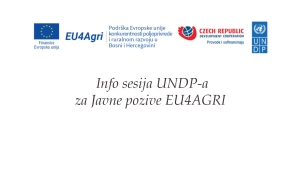 Info sesija UNDP-a za Javne pozive EU4AGRI