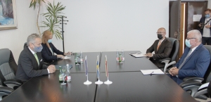 Šef Delegacije EU u BiH Johann Sattler u posjeti Vladi SBK
