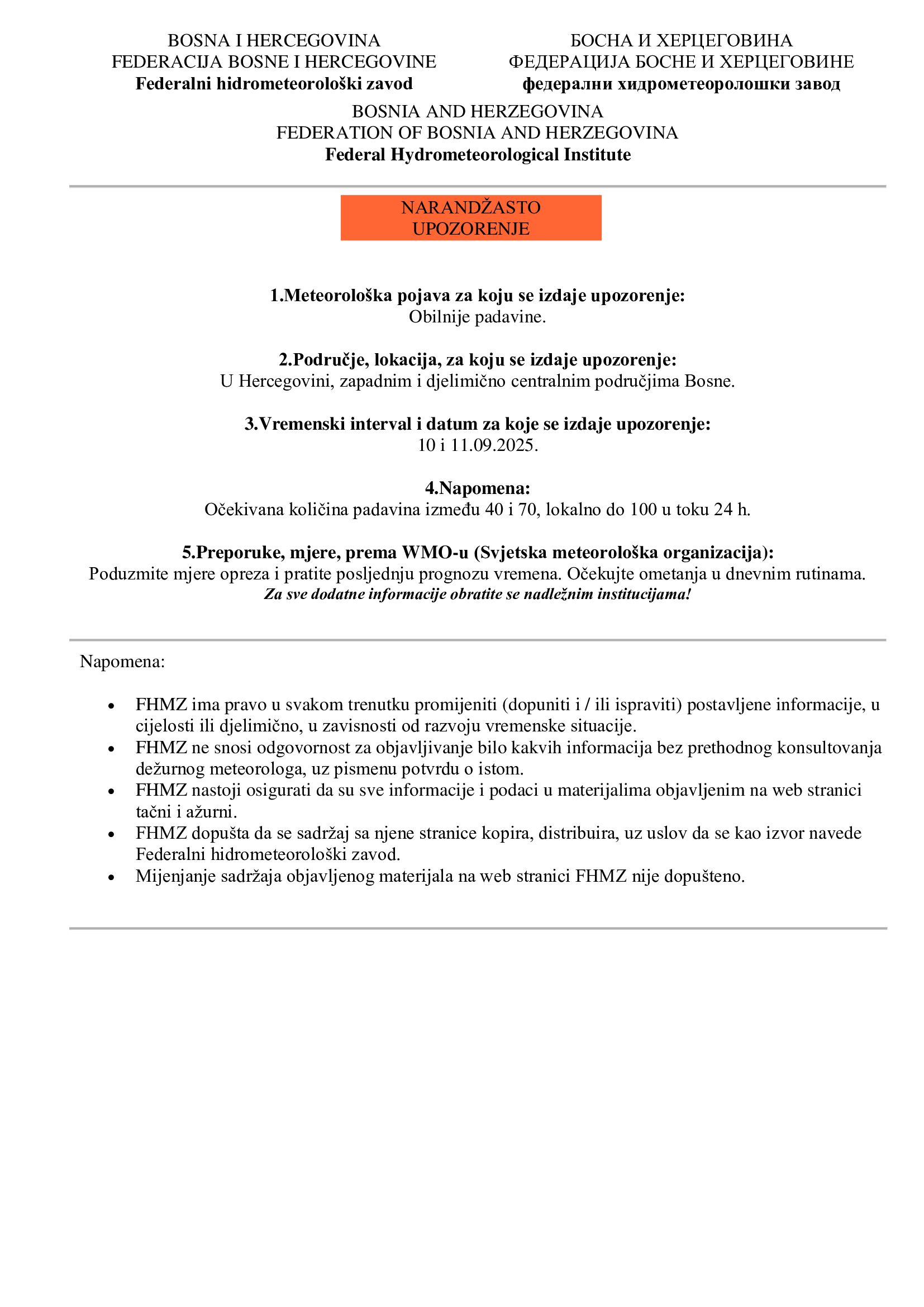 upozorenje