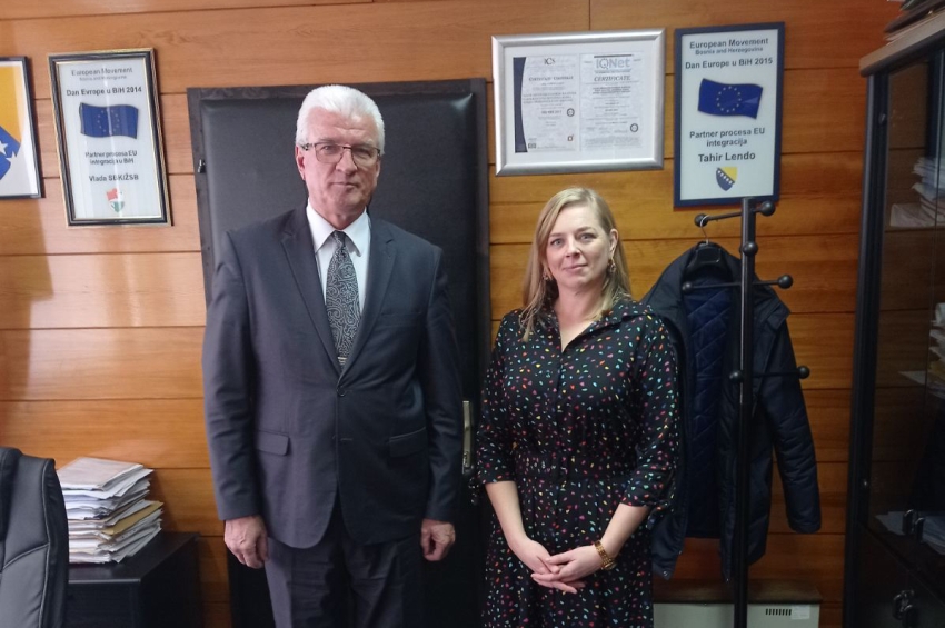 Predstavnici Britanske ambasade u posjeti Vladi Srednjobosanskog kantona
