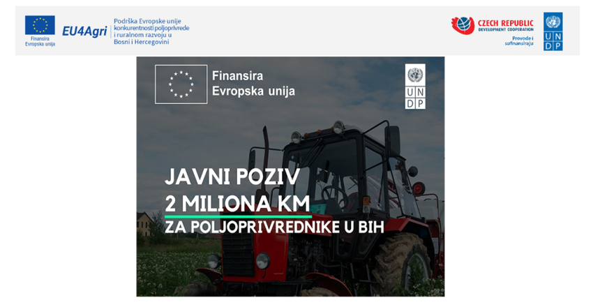 Otvoren novi javni poziv: EU izdvaja 2 miliona KM za nabavu traktora, mašina i druge poljoprivredne mehanizacije