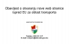 Obavijest o otvaranju nove web stranice ispred EU za oblast transporta