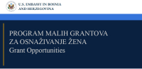 PROGRAM MALIH GRANTOVA ZA OSNAŽIVANJE ŽENA: Mogućnosti za grantove