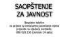 Saopštenje za javnost