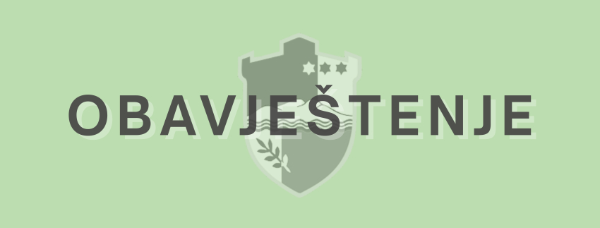 Obavje&scaron;tenje o podnesenom zahtjevu za izdavanje prethodne vodne saglasnosti - OR. VULKANIZER vl. Zukić Lejla