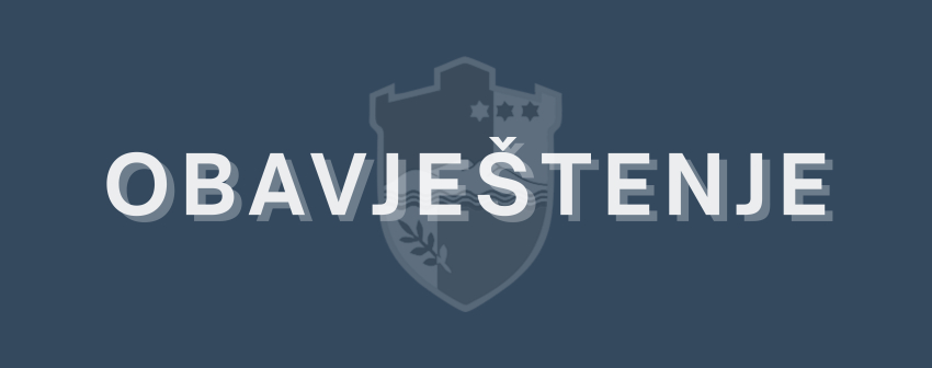 OBAVJEŠTENJE