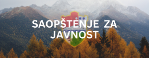 SAOP&Scaron;TENJE ZA JAVNOST
